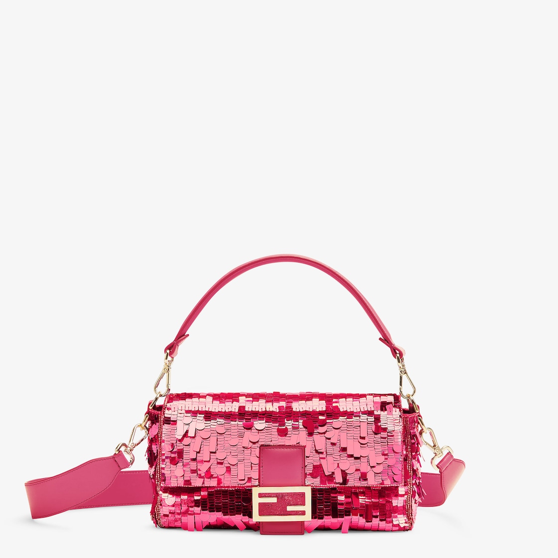 Baguette Leather Pink | Fendi Baguette Leather Pink | Fendi