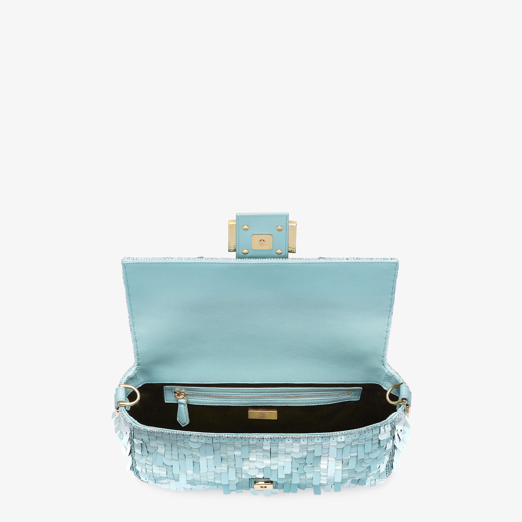 Baguette Sequins or crystals Light blue | Fendi Baguette Sequins or crystals Light blue | Fendi