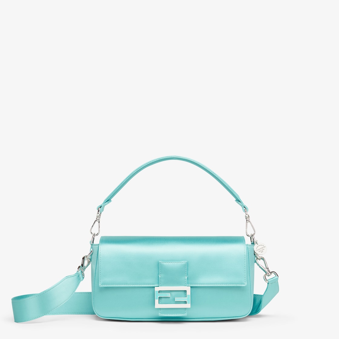 Fendi Mini Baguette Bag Tiffany Blue