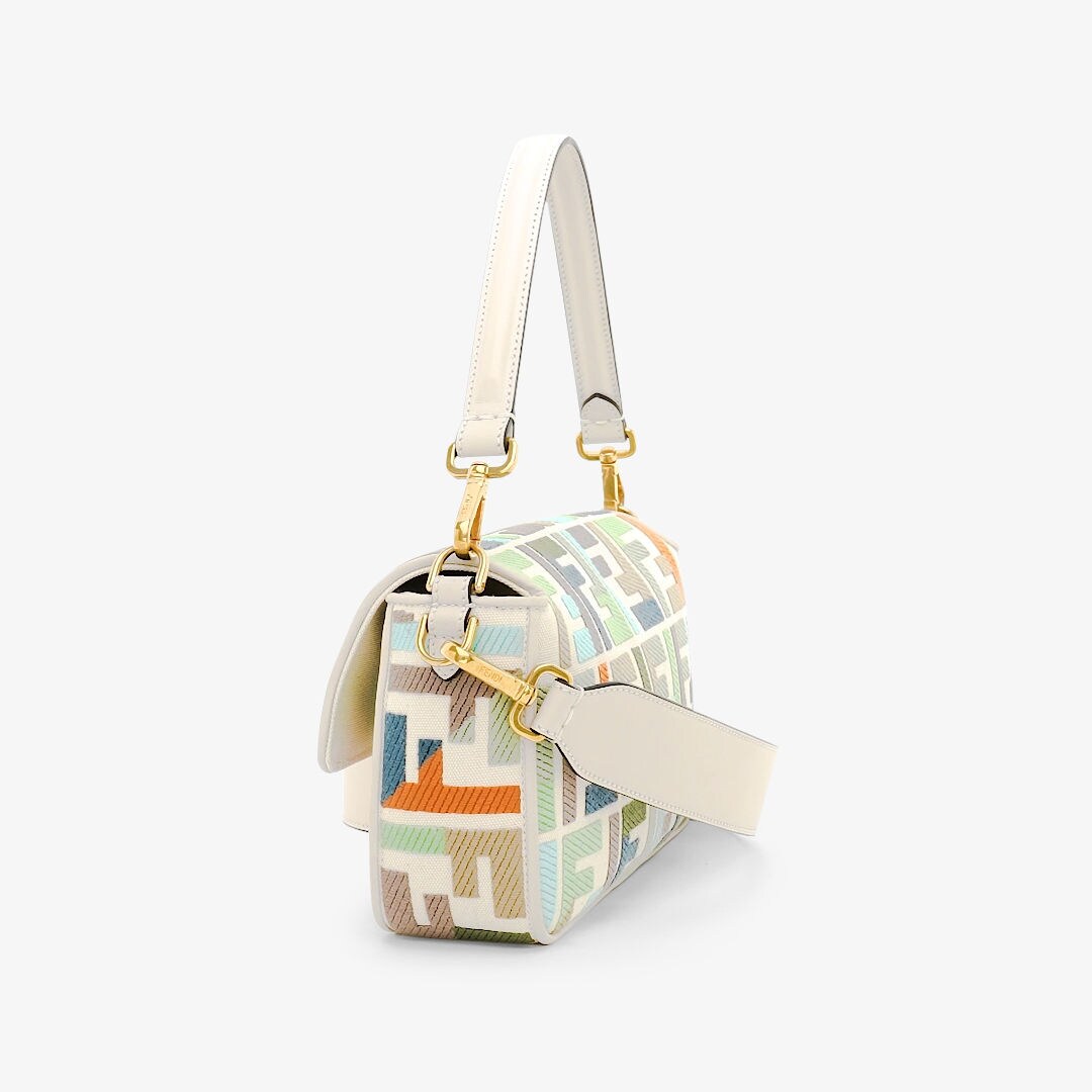 Fendi multicolor canvas outlet bag