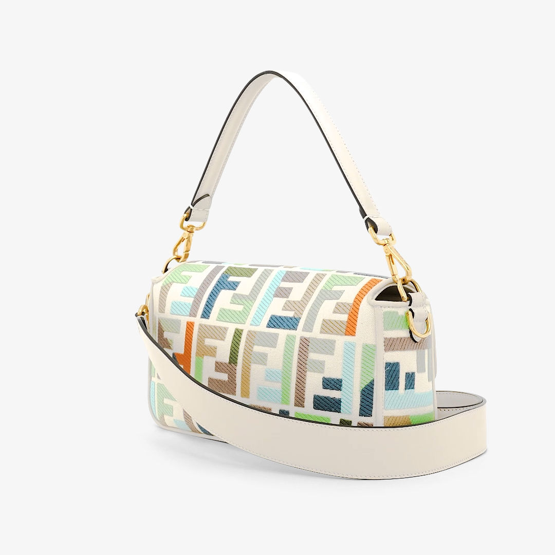 Bolsa Fendi Baguette FF Multicolorida