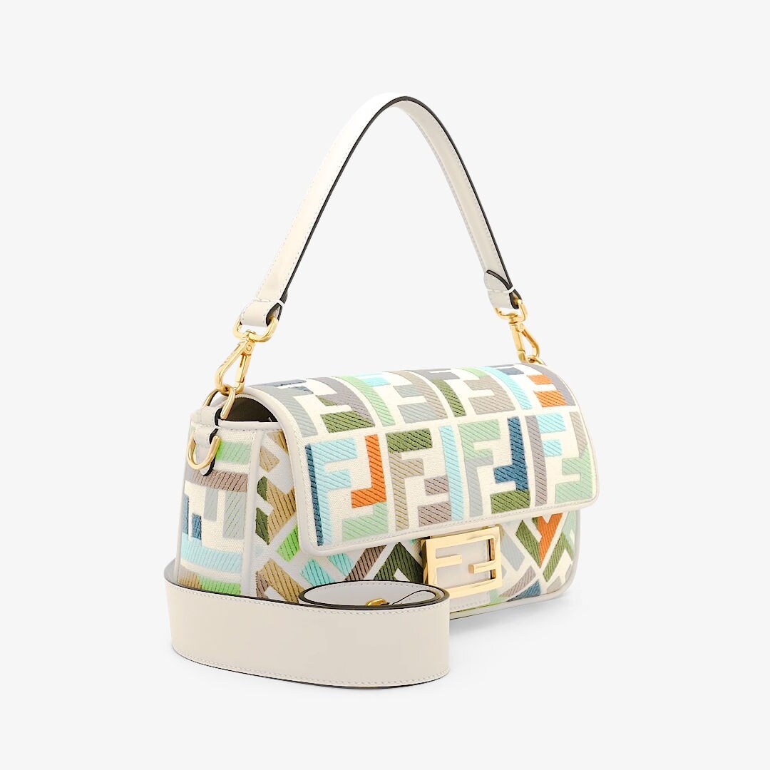 Fendi multicolor hotsell canvas bag