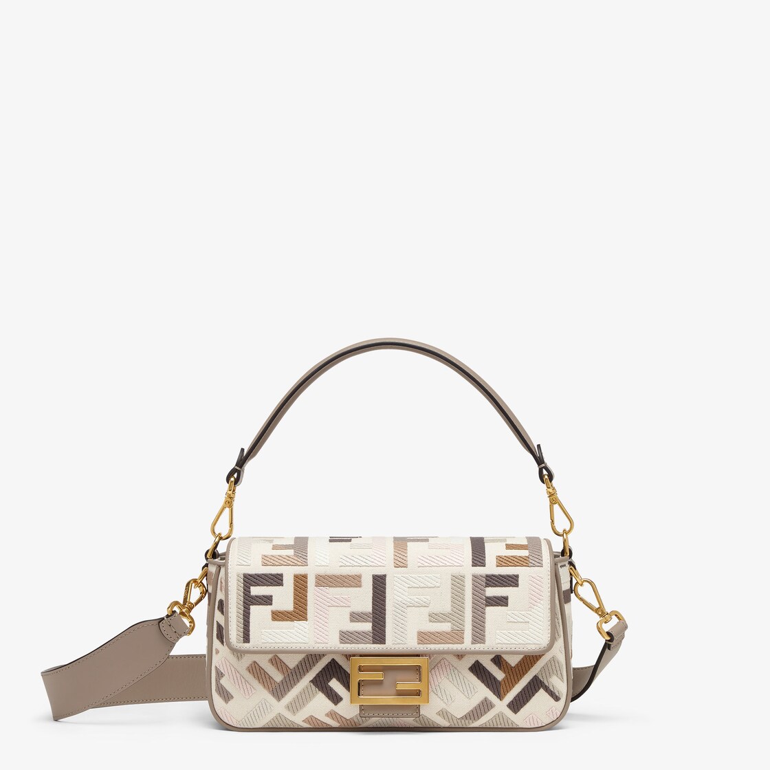 FF canvas medium 'Baguette' bag Fendi