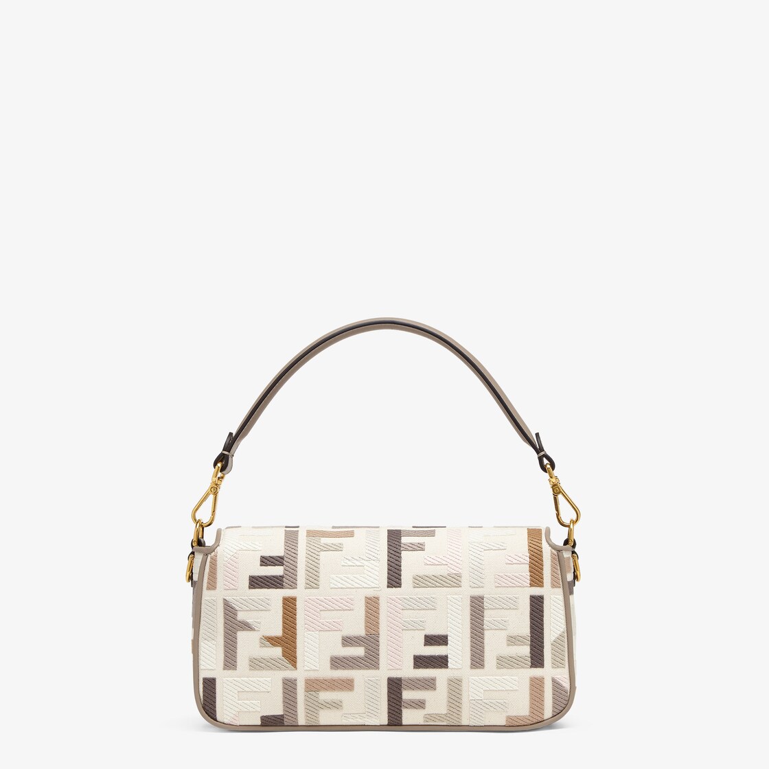 Fendi Women Baguette Multicolor FF Canvas Bag