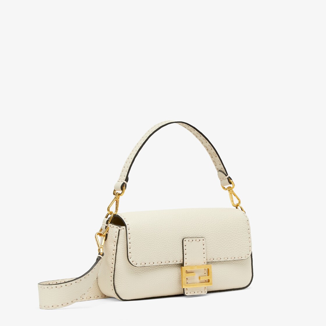 Baguette Cuoio Romano leather Beige - Image 2/5