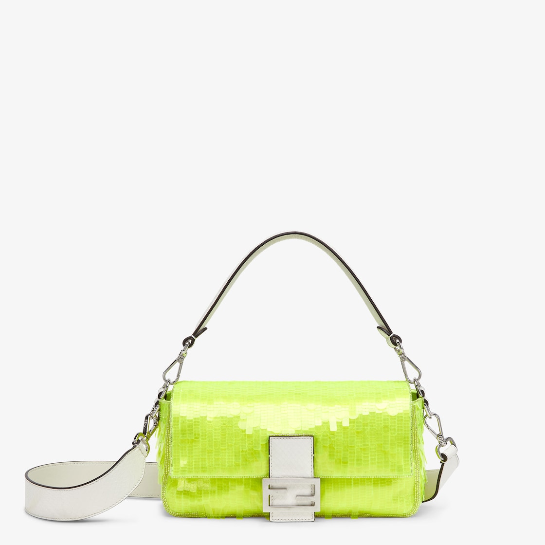 Fendi Sequin FF Chain Shoulder Bag