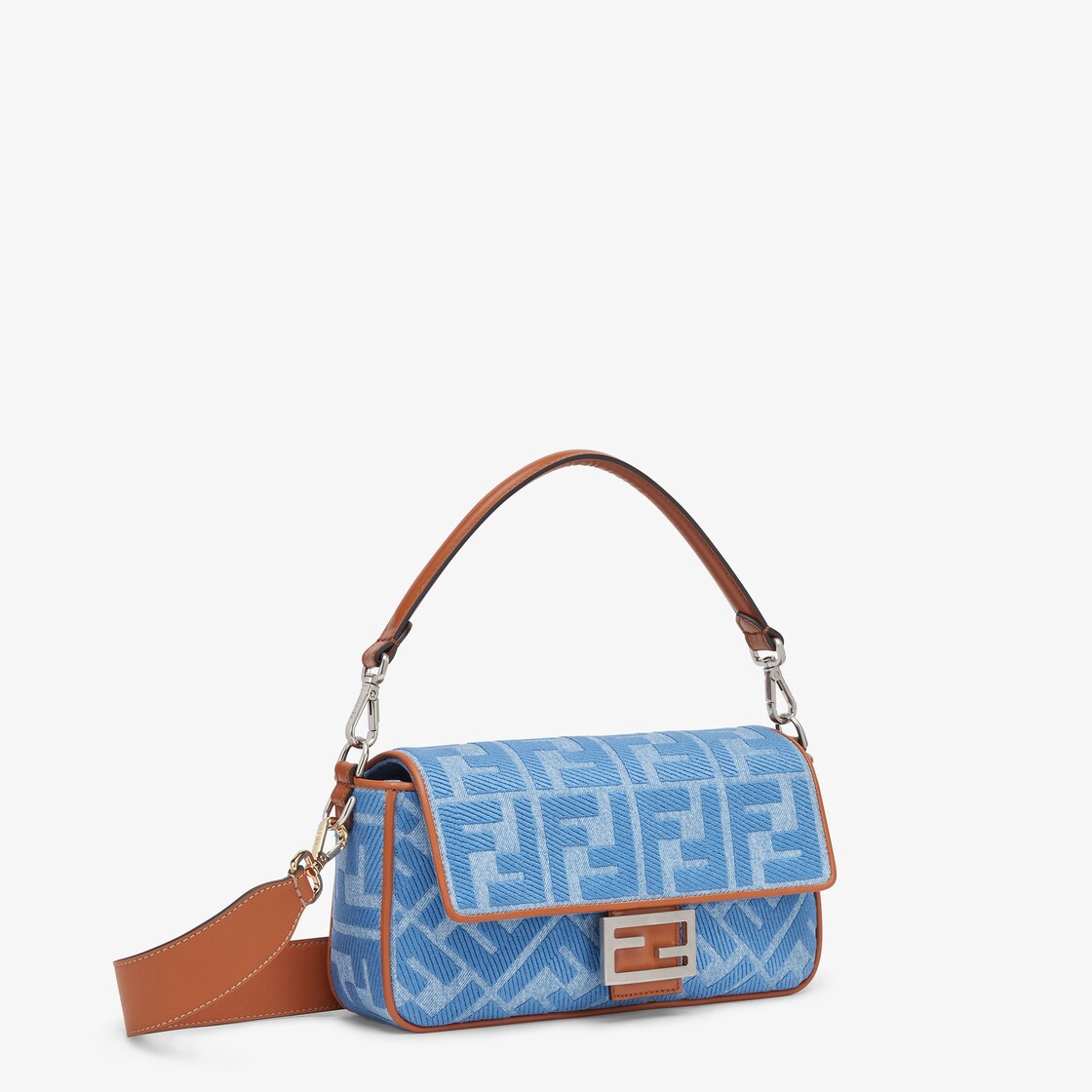 Fendi denim online pouch