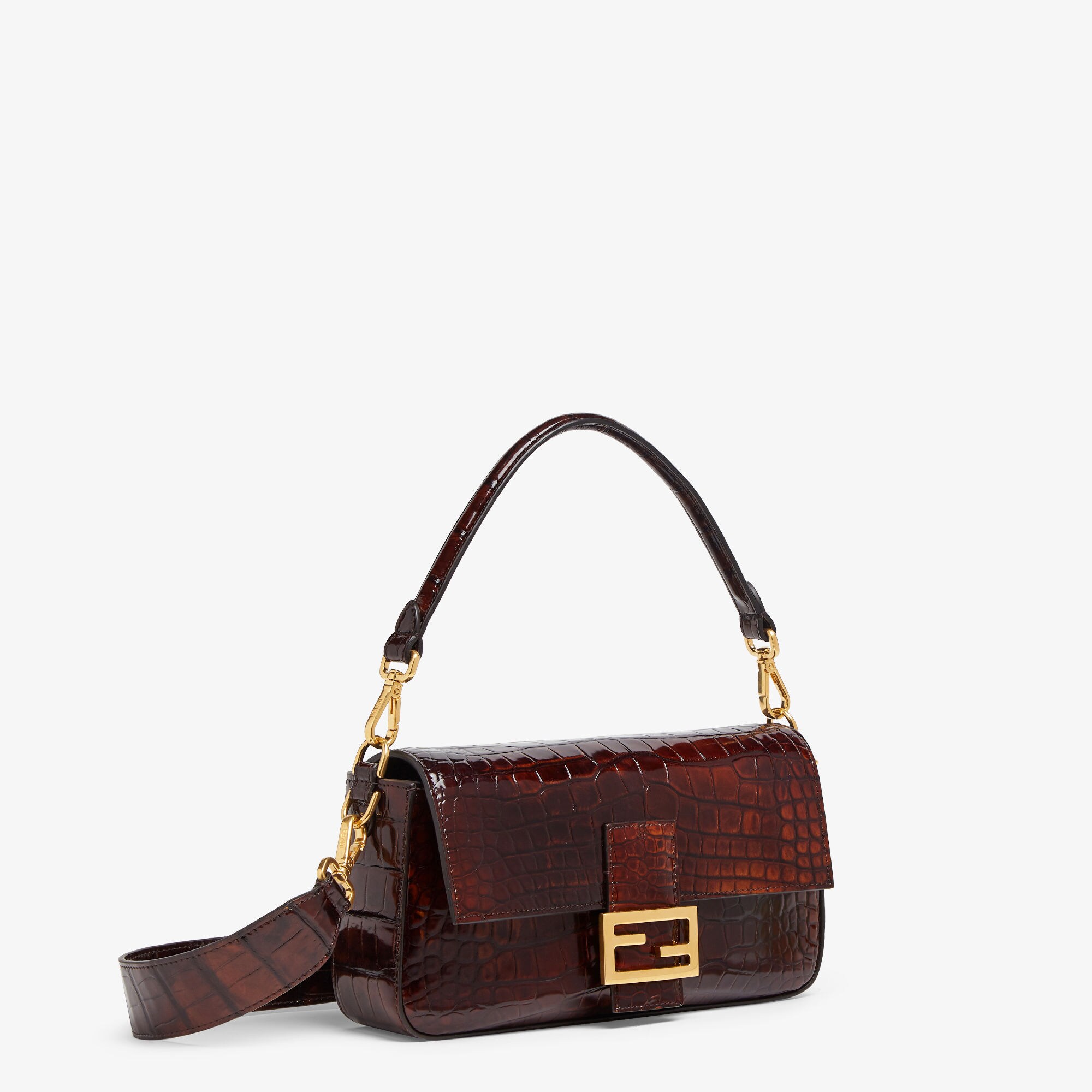 バゲット プレシャスレザー ブラウン | Fendi