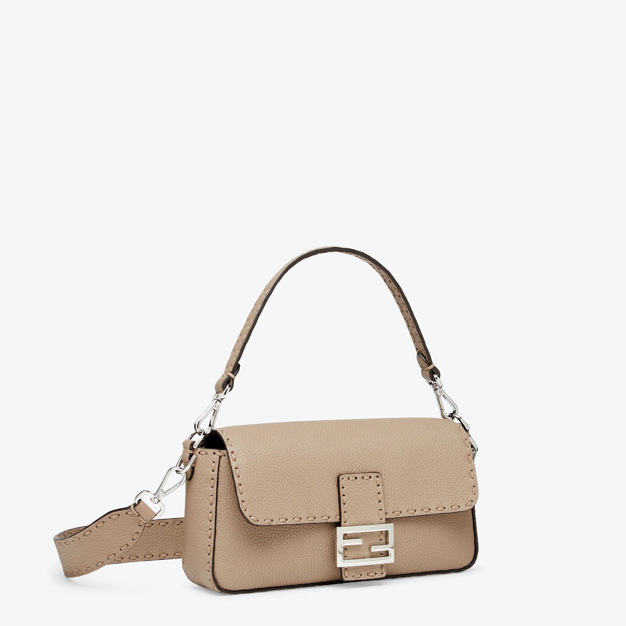 【関税・送料込み】FENDI ジャケット ダブグレー モヘアブレザー バゲット カーフレザー グレー | Fendi