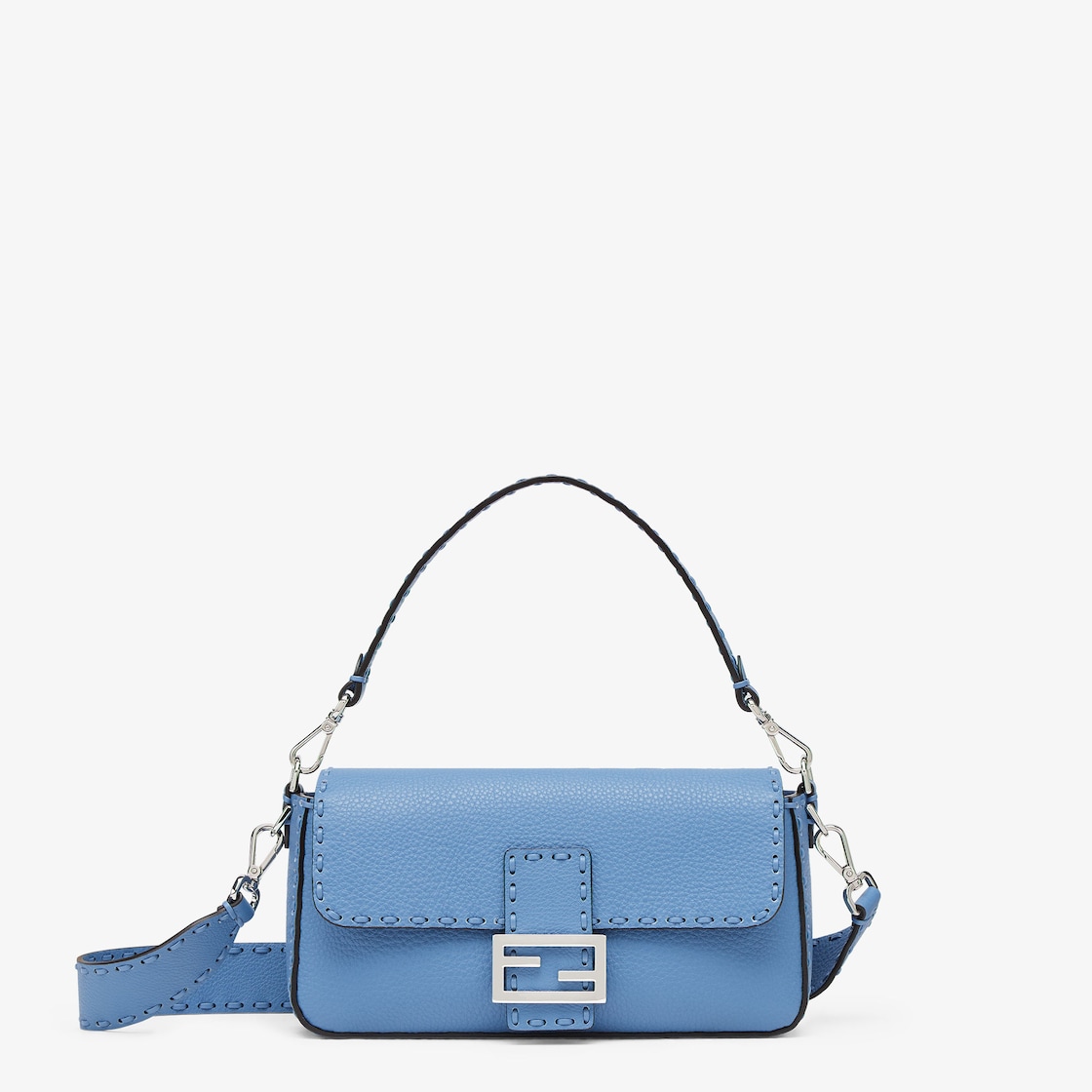 Baguette Selleria Light blue Fendi