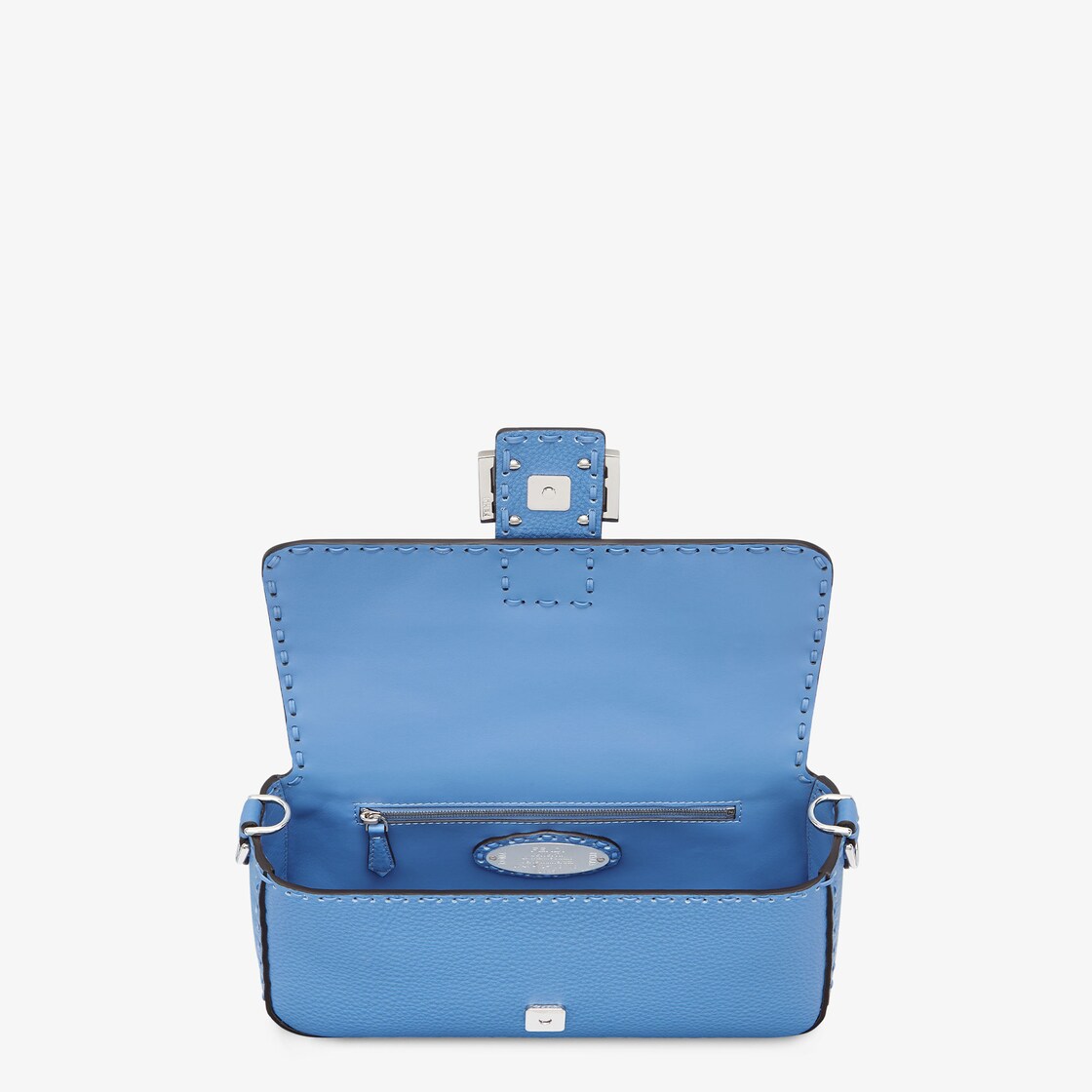 Baguette Cuoio Romano leather Light blue - Image 4/5