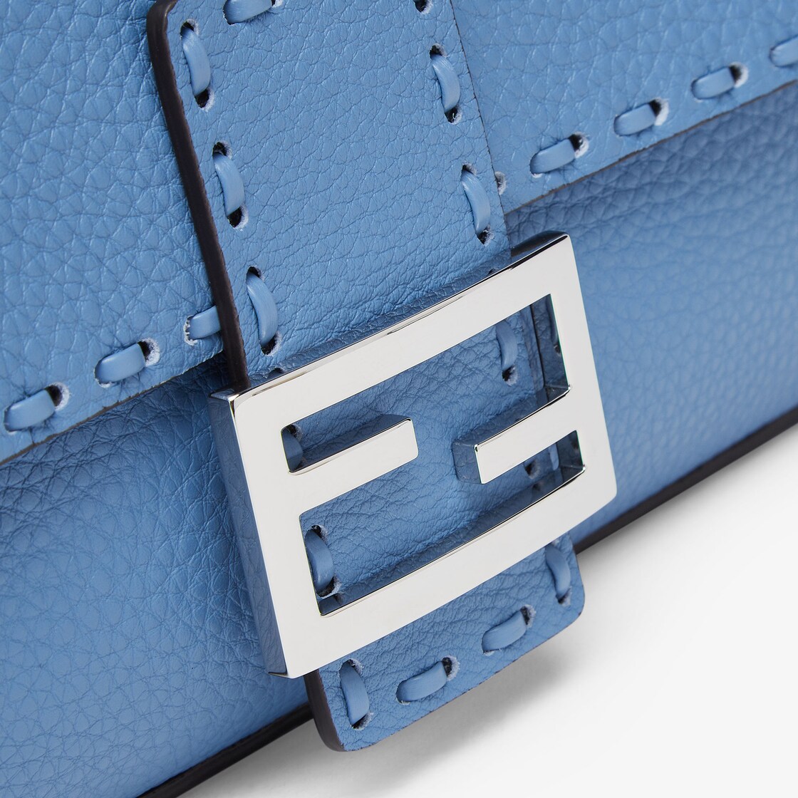 Baguette Cuoio Romano leather Light blue - Image 5/5