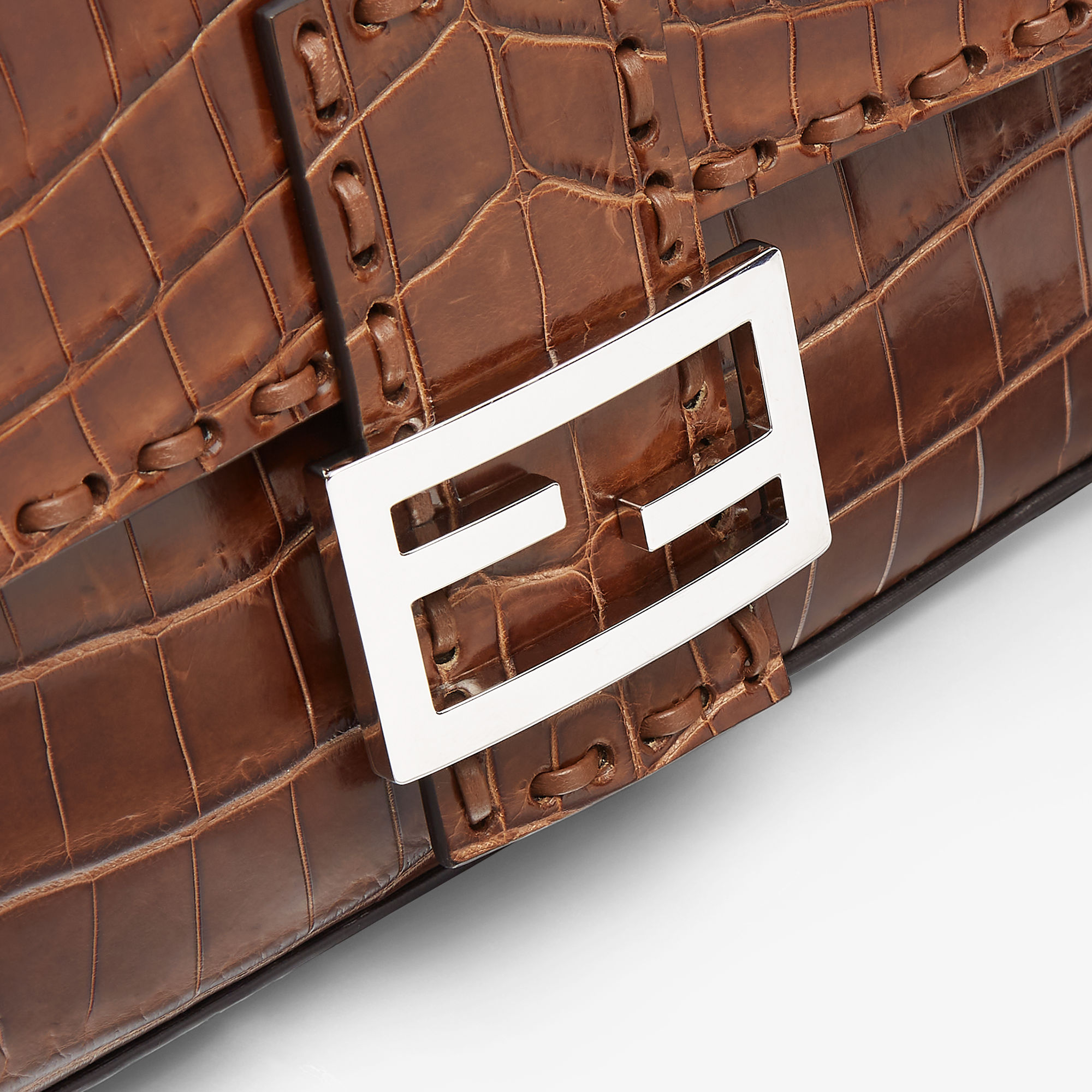 バゲット プレシャスレザー ブラウン | Fendi バゲット プレシャスレザー ブラウン | Fendi