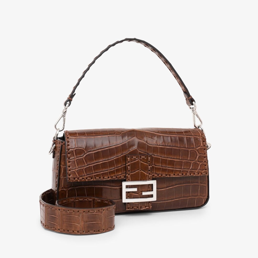 期間限定 セール - 売れ筋ランキングをチェック バゲット プレシャスレザー ブラウン | Fendi 小物