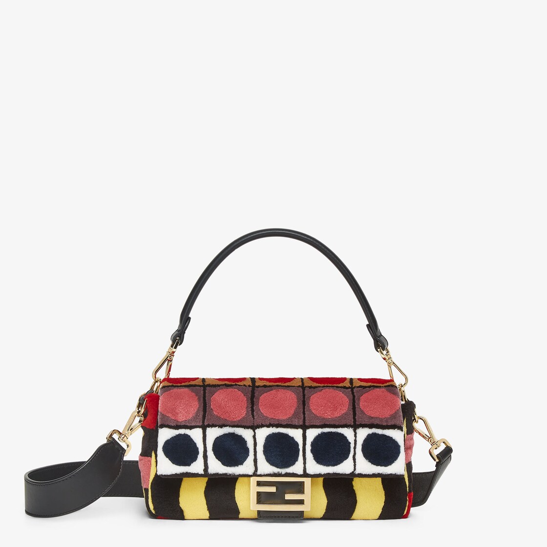 Fendi fur baguette best sale