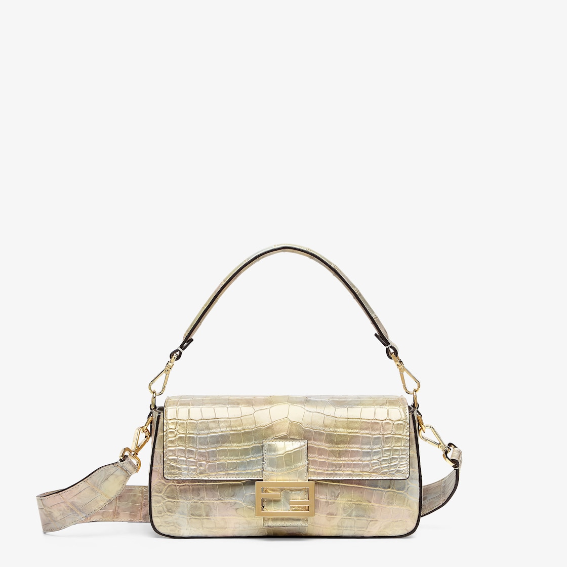 FENDI バゲットピアス　シルバー　箱袋有り FENDI バゲットピアスシルバー箱袋有り