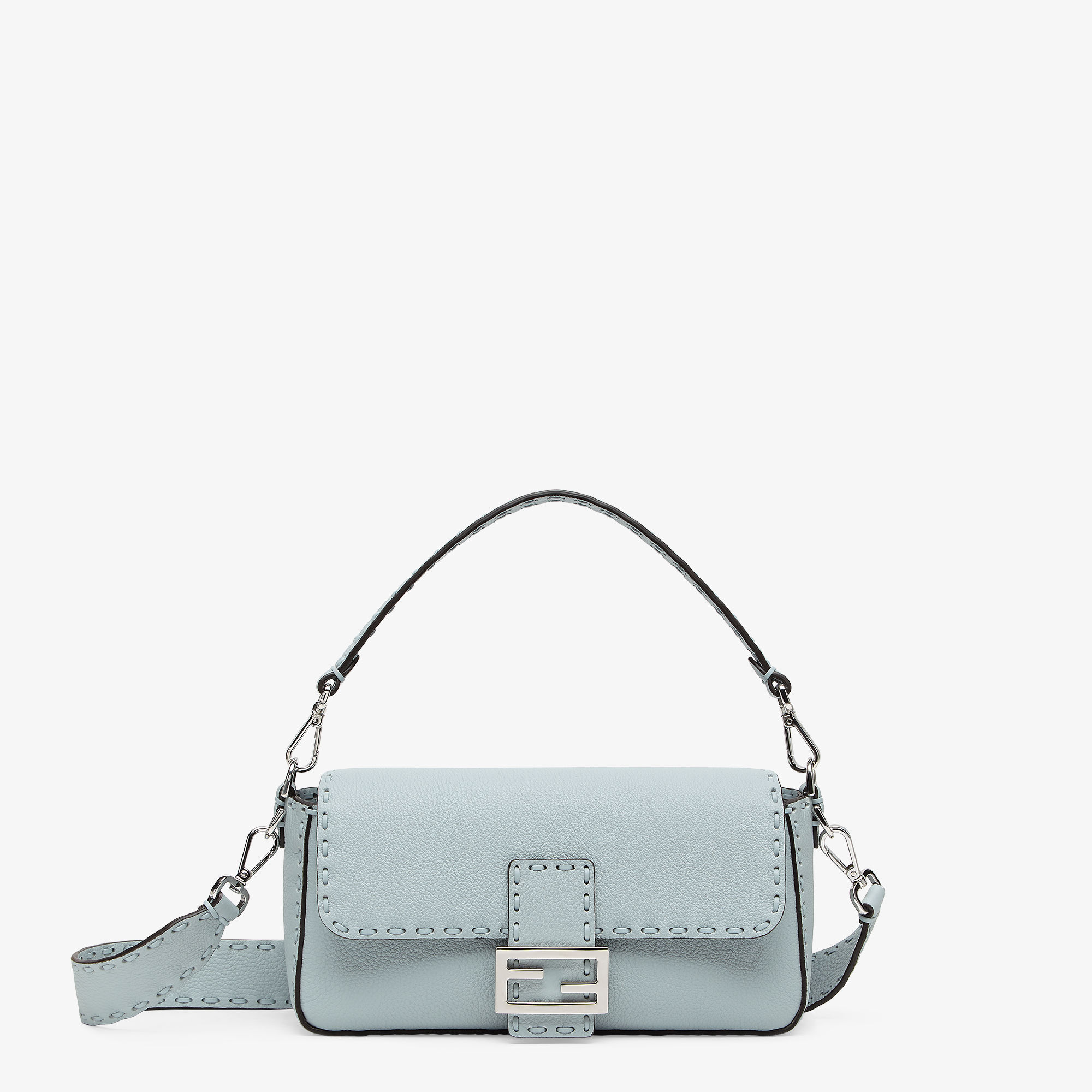 Baguette Cuoio Romano leather Light blue | Fendi Baguette Cuoio Romano leather Light blue | Fendi