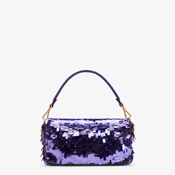Fendi Iconic medium Baguette® bag, finely embroidered all-over | Thumbnail 3