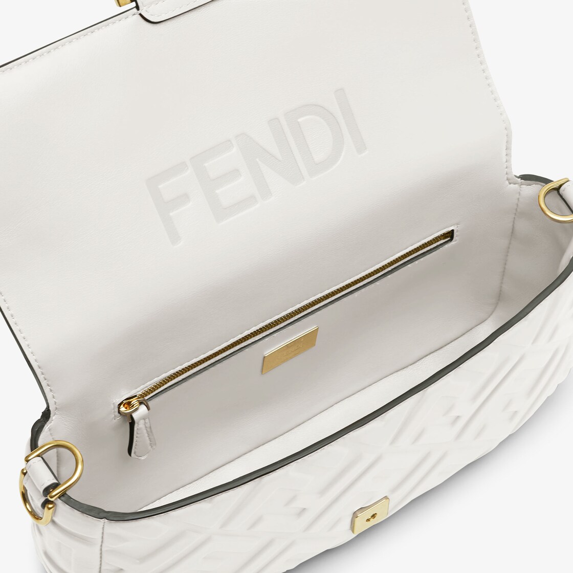 White fendi baguette sale