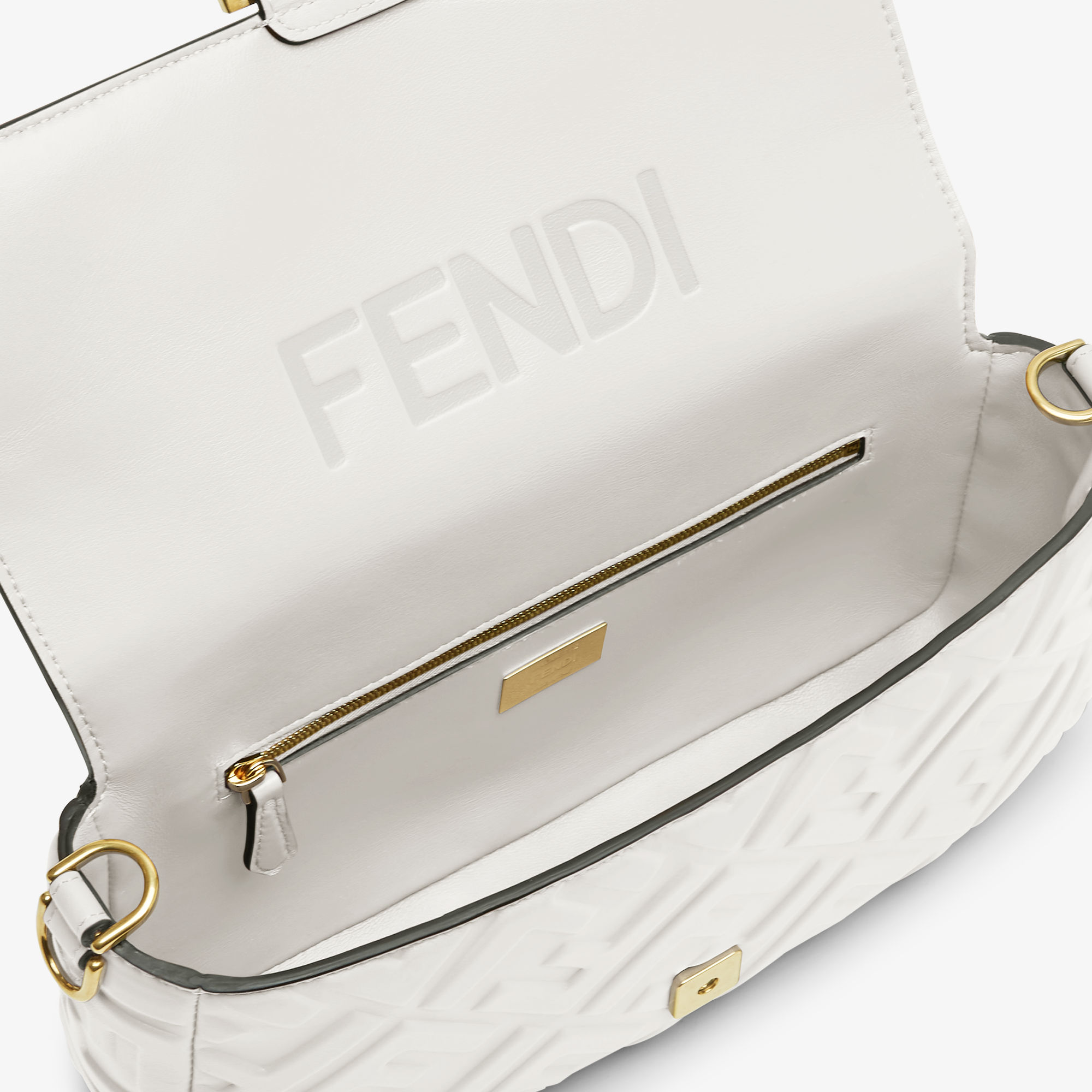Baguette Leather White | Fendi