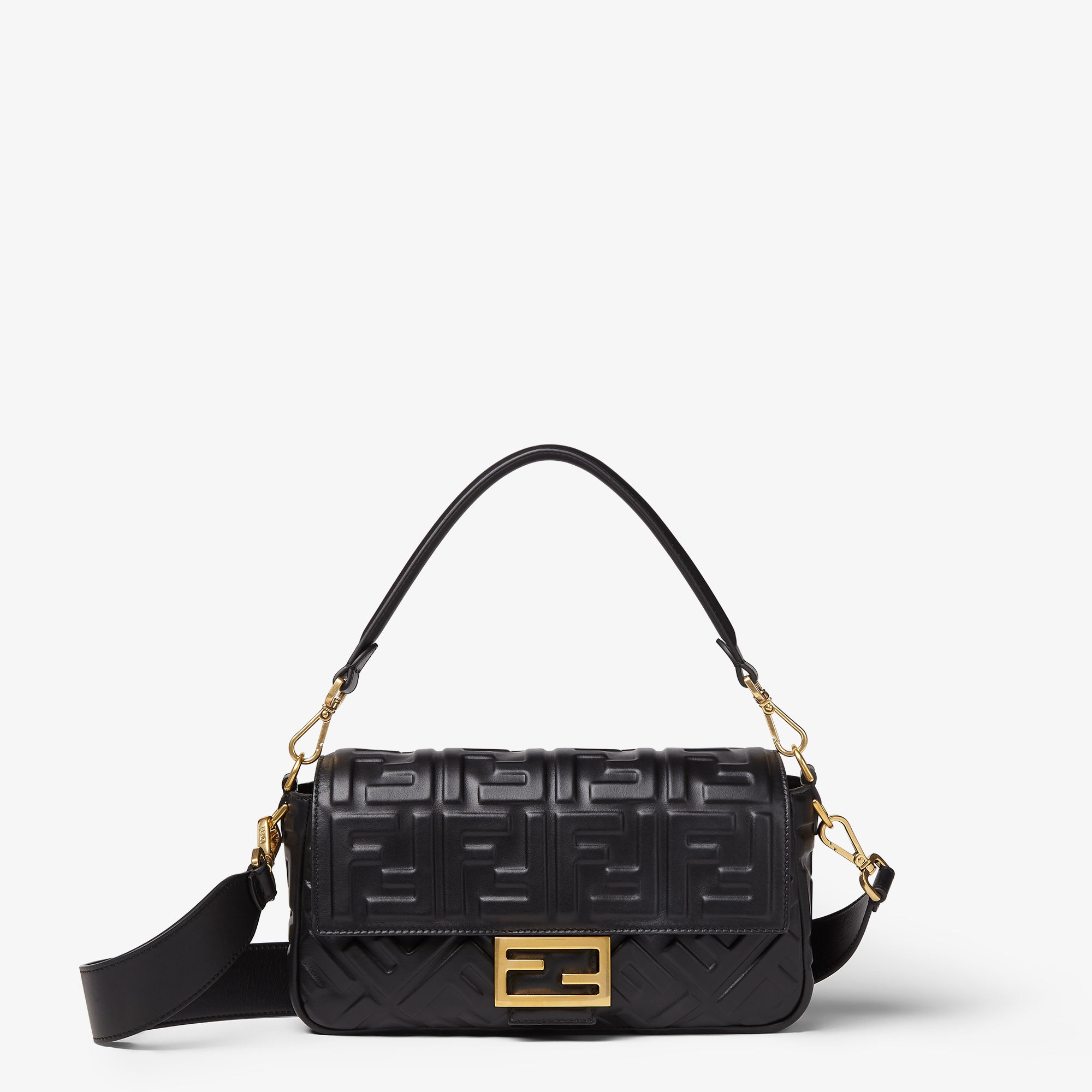 FENDI バゲット レザー 黒 Baguette® - Black | FENDI US