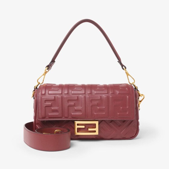 Fendi Baguette In Red