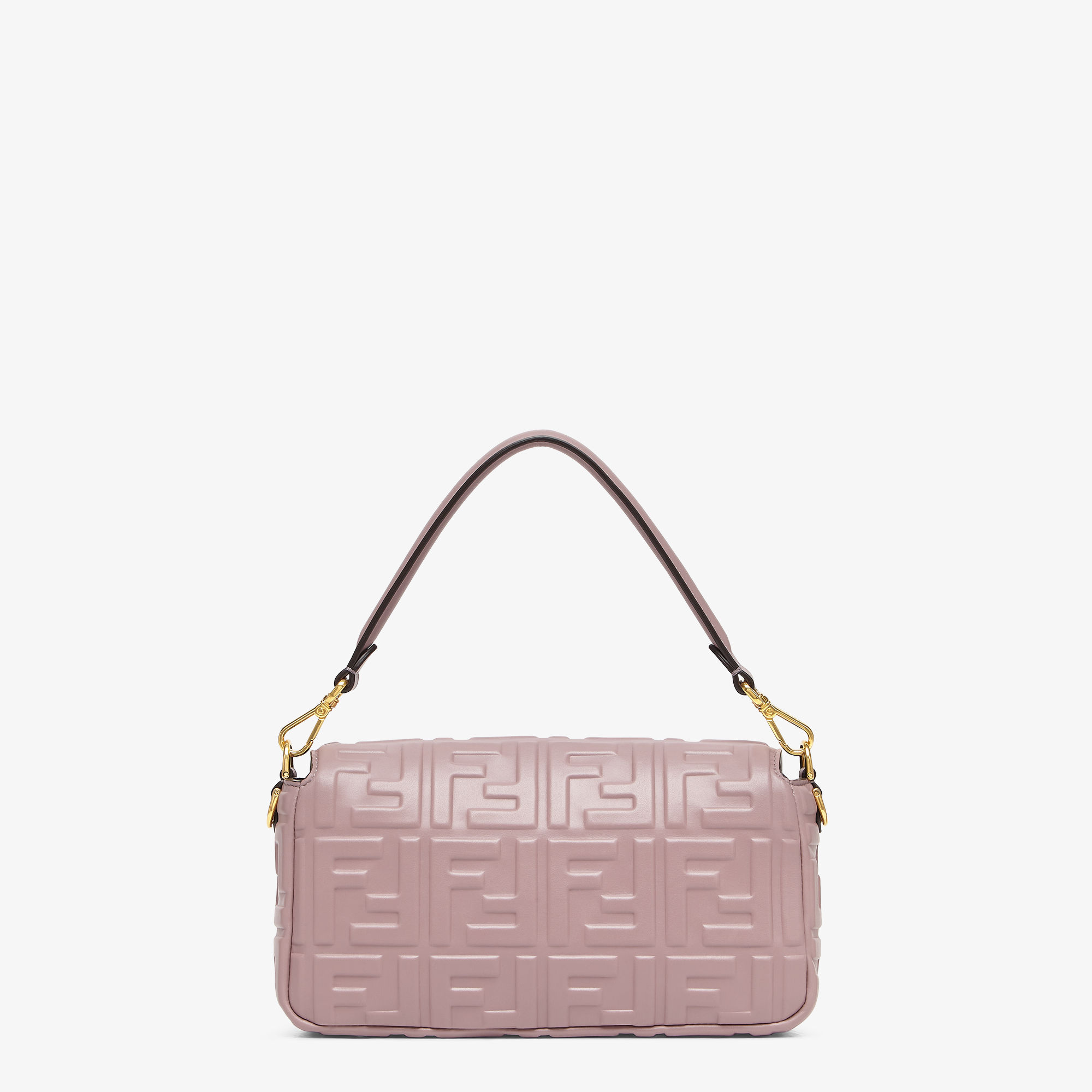 FENDI（フェンディ）モーブピンクレザーバゲット バッグ FENDI（フェンディ）モーブピンクレザーバゲット バッグ (FENDI