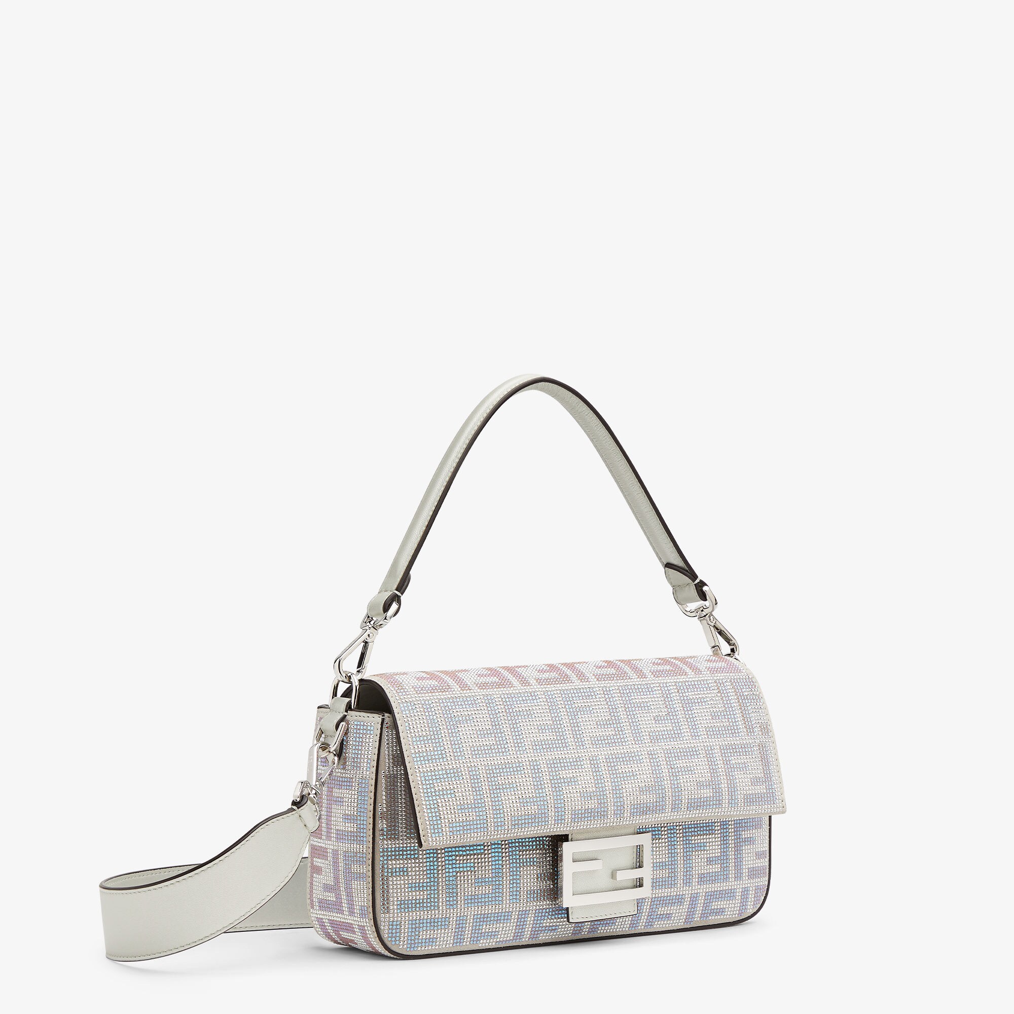 Baguette Sequins or crystals White | Fendi