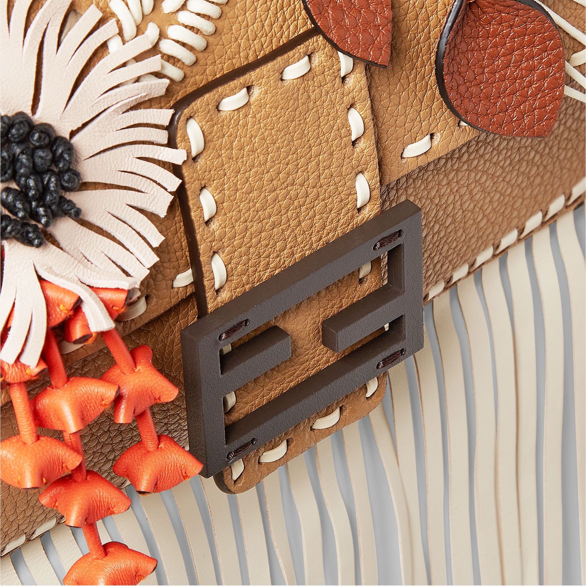 Baguette Cuoio Romano leather Beige | Fendi