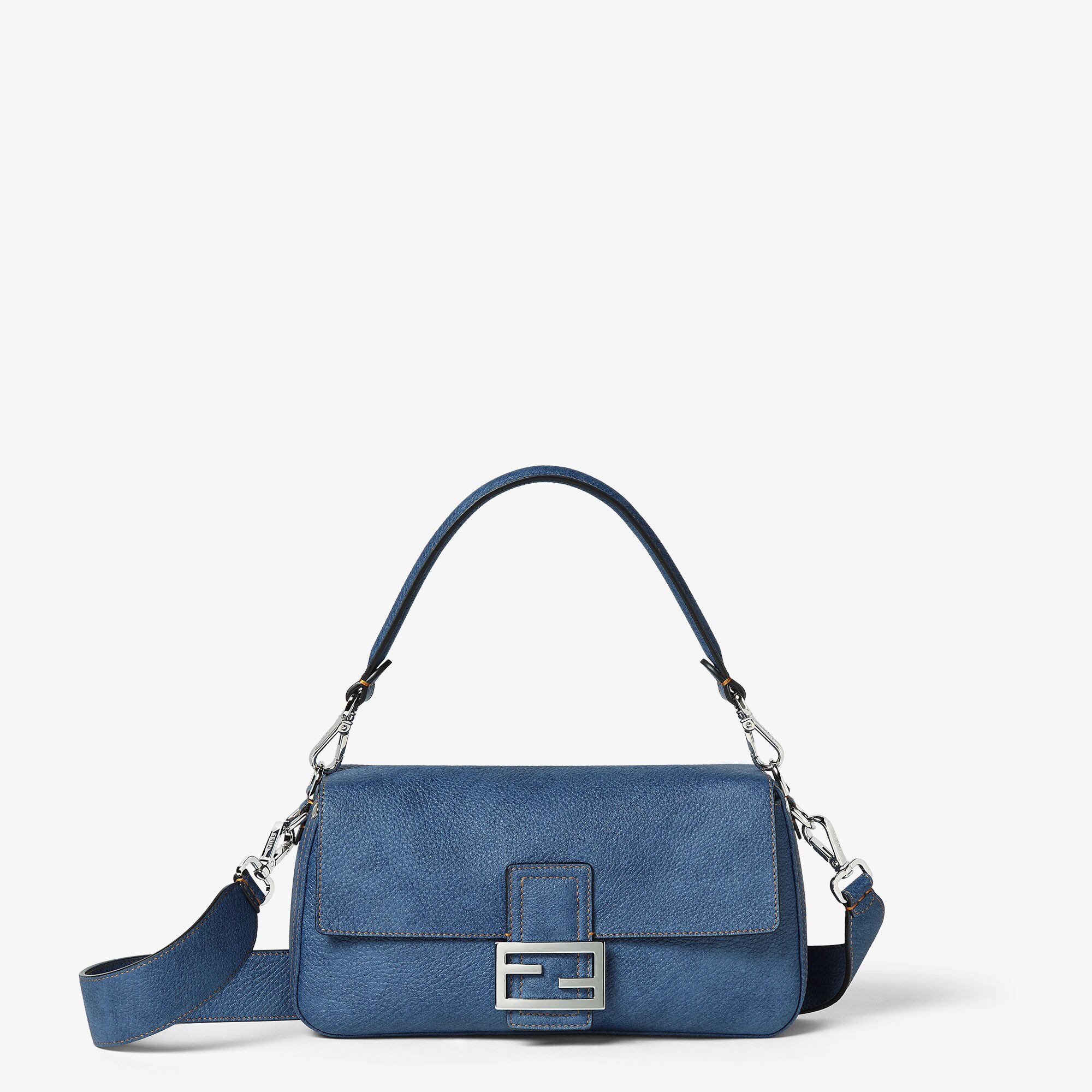 バゲット カーフレザー ブルー | Fendi