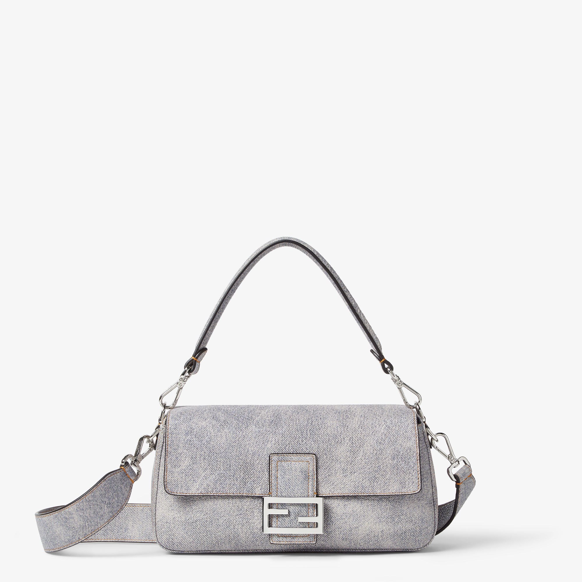 【FENDI】BAGUETTE CUOIO ROMANO D◆8BR600AUSZ Baguette Cuoio Romano leather Blue | Fendi