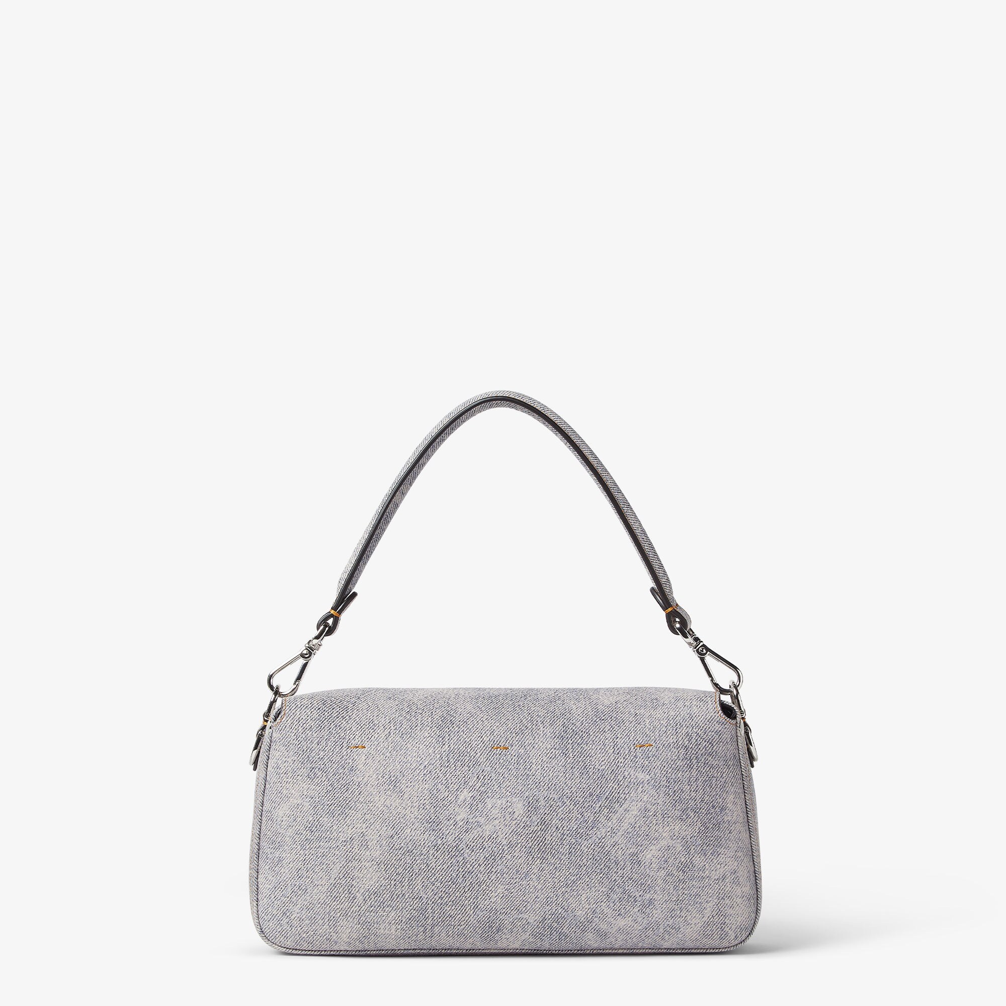 ☆Fendi グレー ハンドバッグ カシミヤヴィンテージ バイ ザ ウェイ