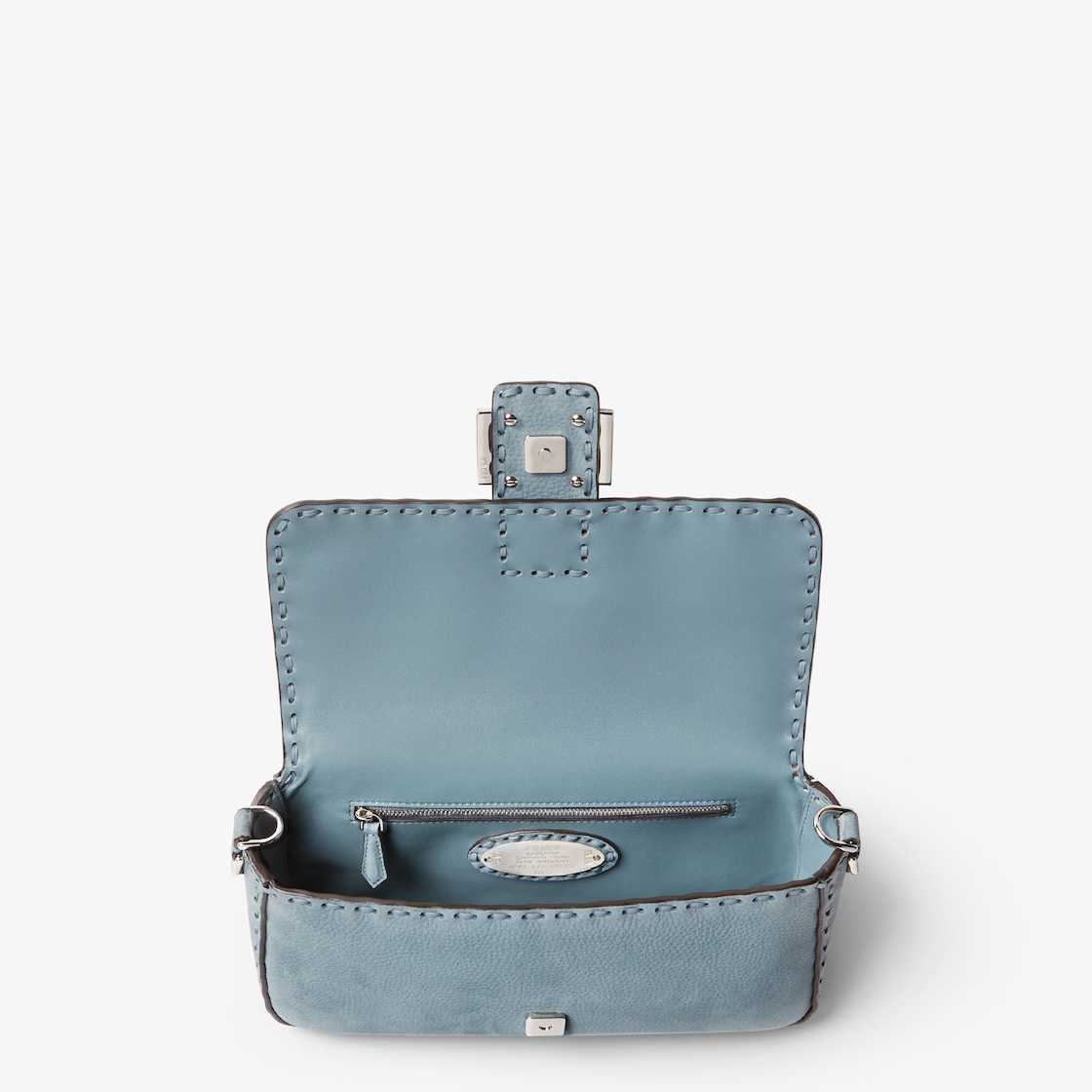 Baguette® Cuoio Romano leather Light blue - Image 6/8