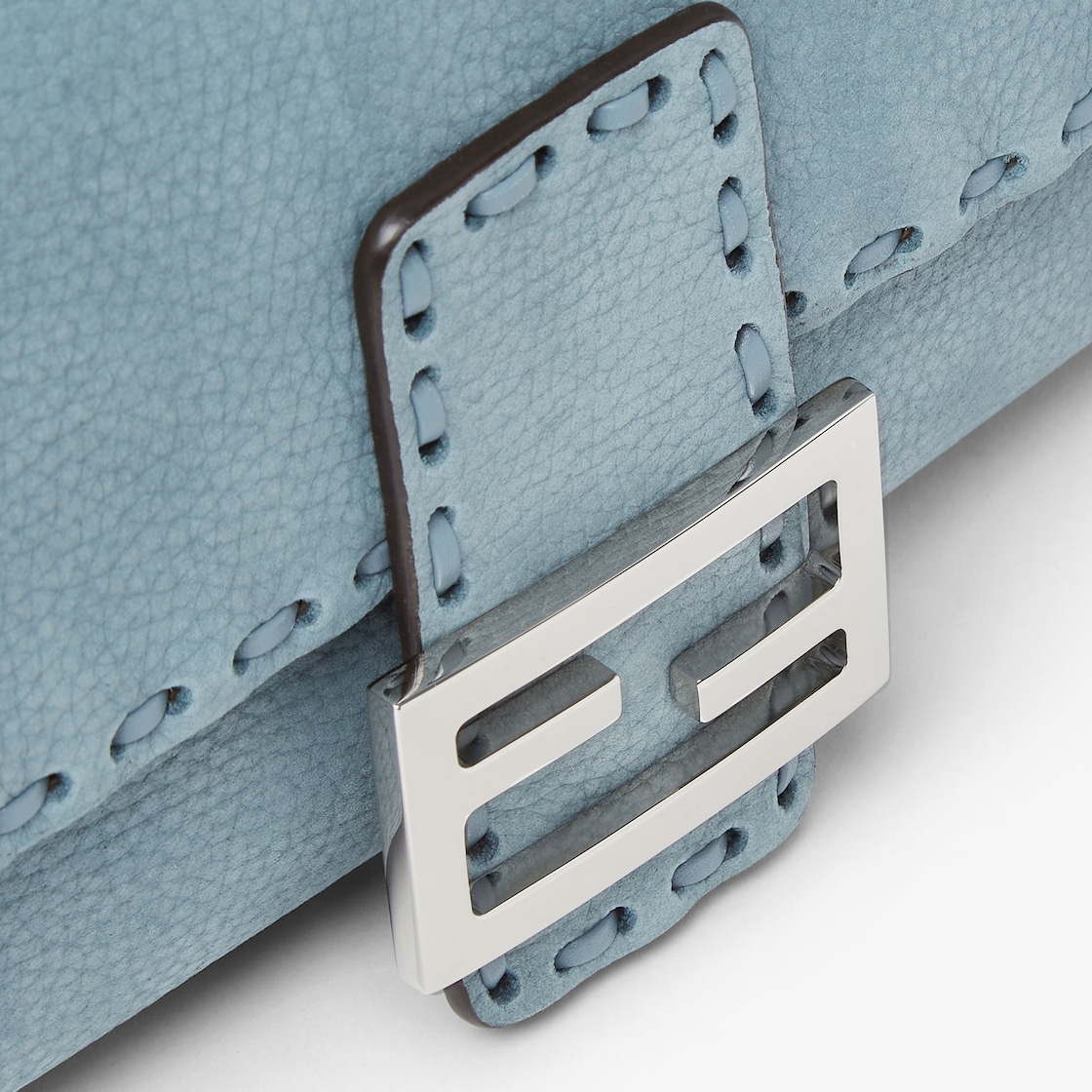 Baguette® Cuoio Romano leather Light blue - Image 7/8