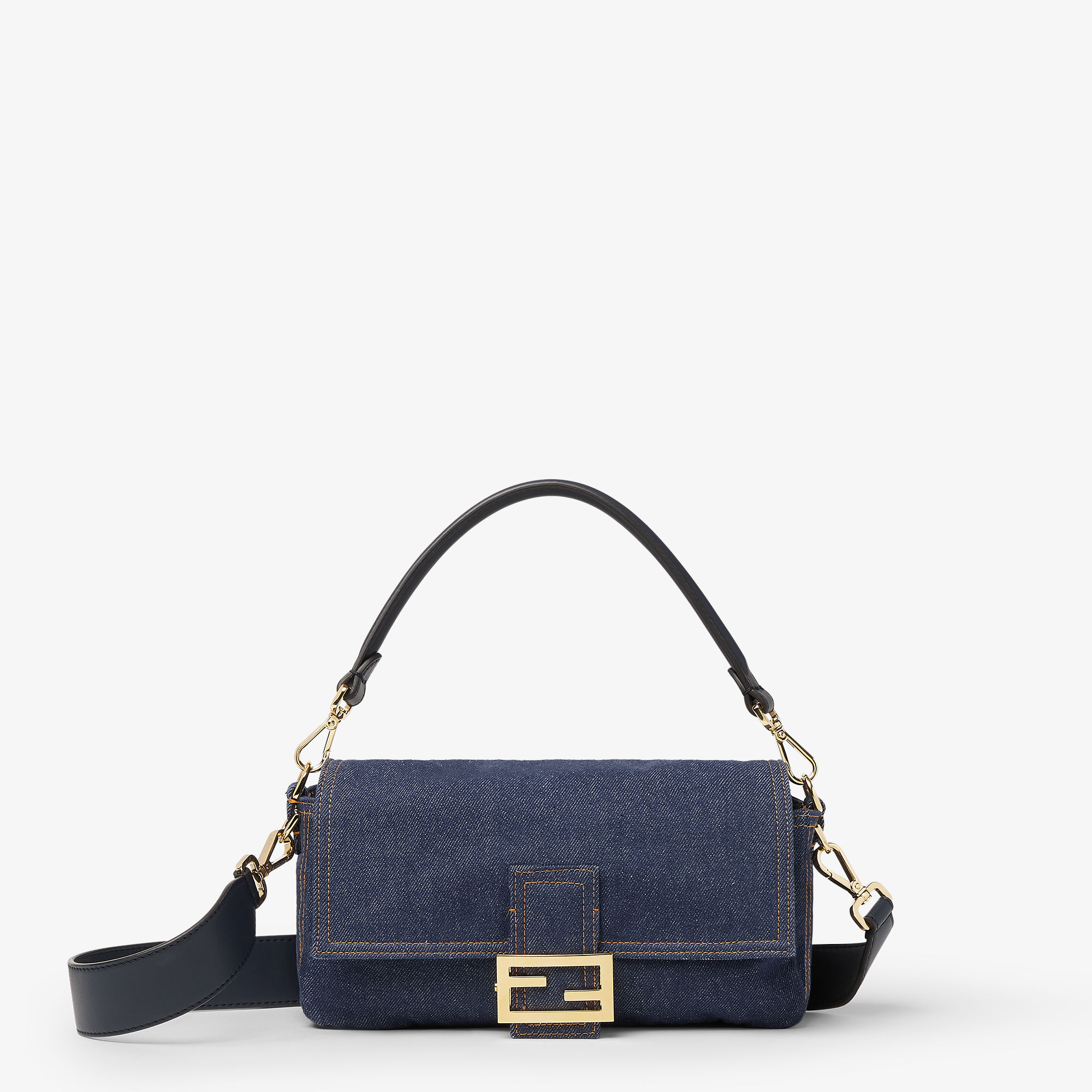 Fendi ハーフブランケット ネイビー Baguette® Fabric Blue | Fendi