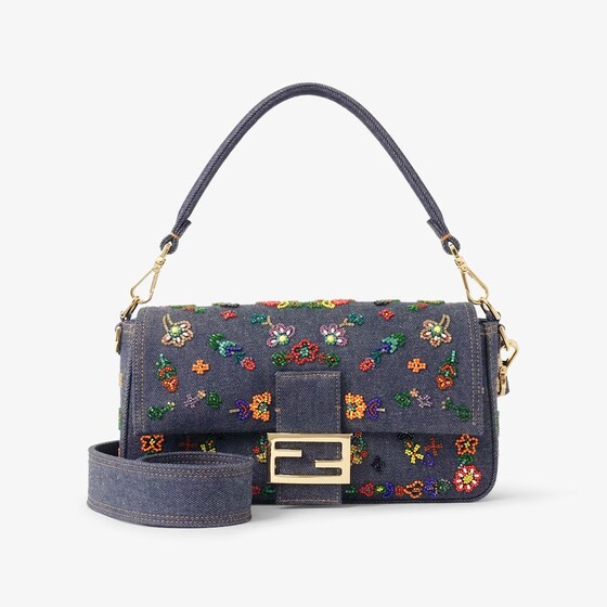 Fendi Baguette In Blue