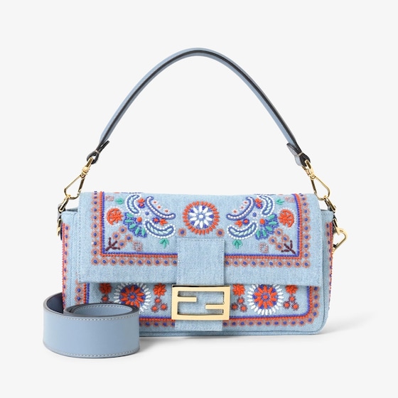 Fendi Baguette In Blue