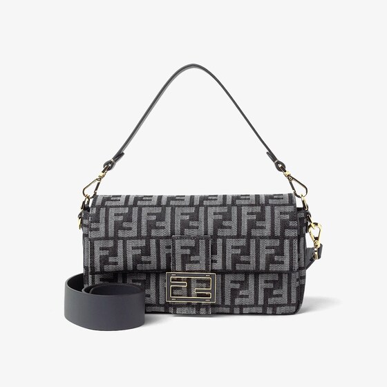 Fendi Baguette In Gray