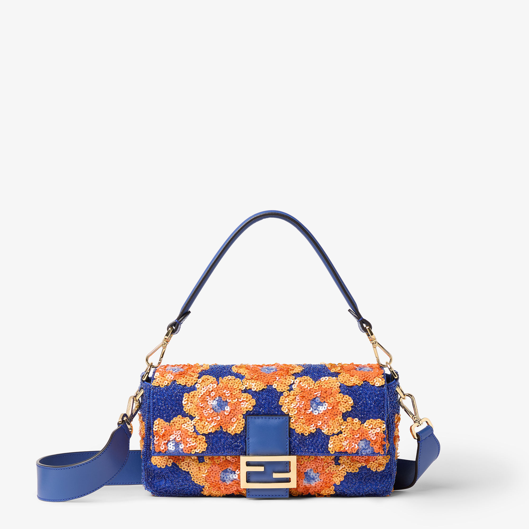 バゲット® スパンコールとクリスタル マルチカラー | Fendi