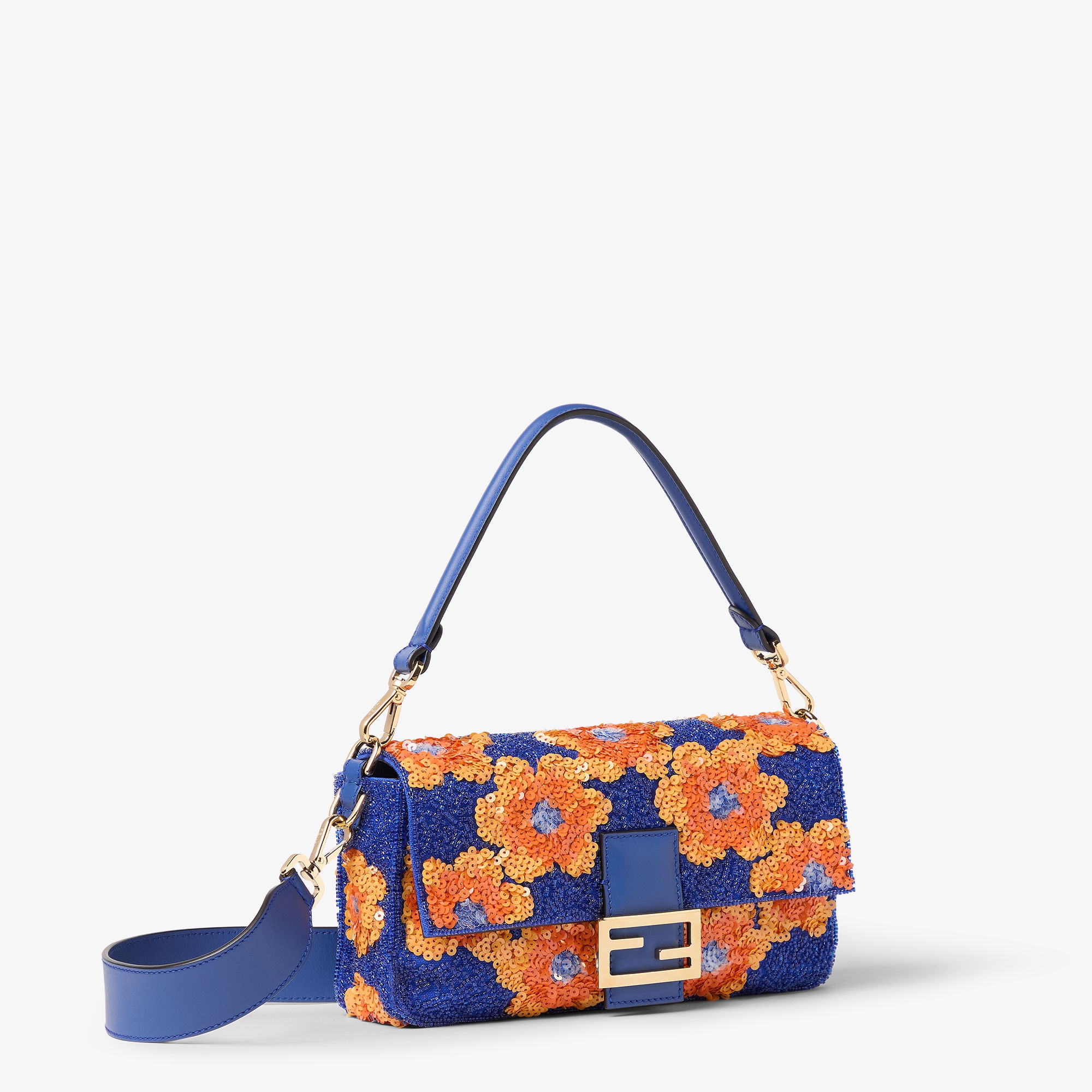 バゲット® スパンコールとクリスタル マルチカラー | Fendi