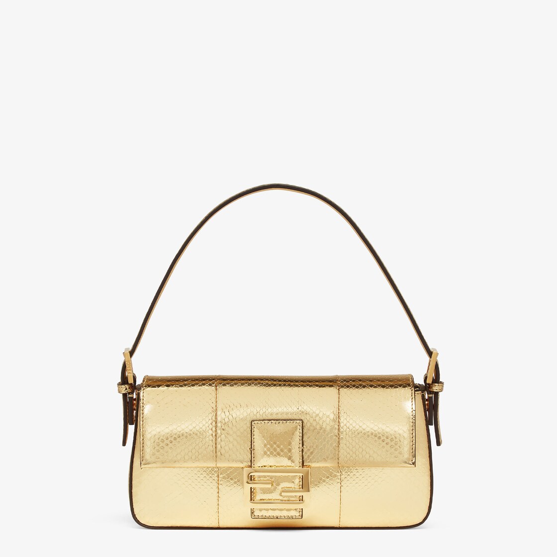 Gold best sale fendi baguette