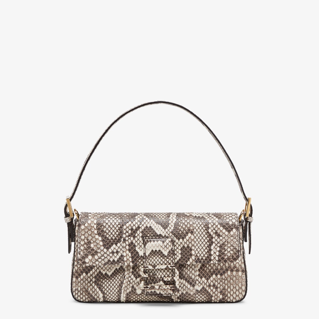 fendi snakeskin baguette