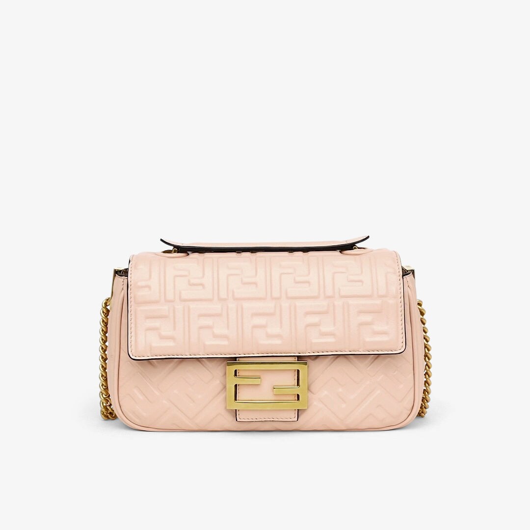 Shop FENDI BAGUETTE Baguette chain midi (8BR793AQ10F1MB8) by secondseconds