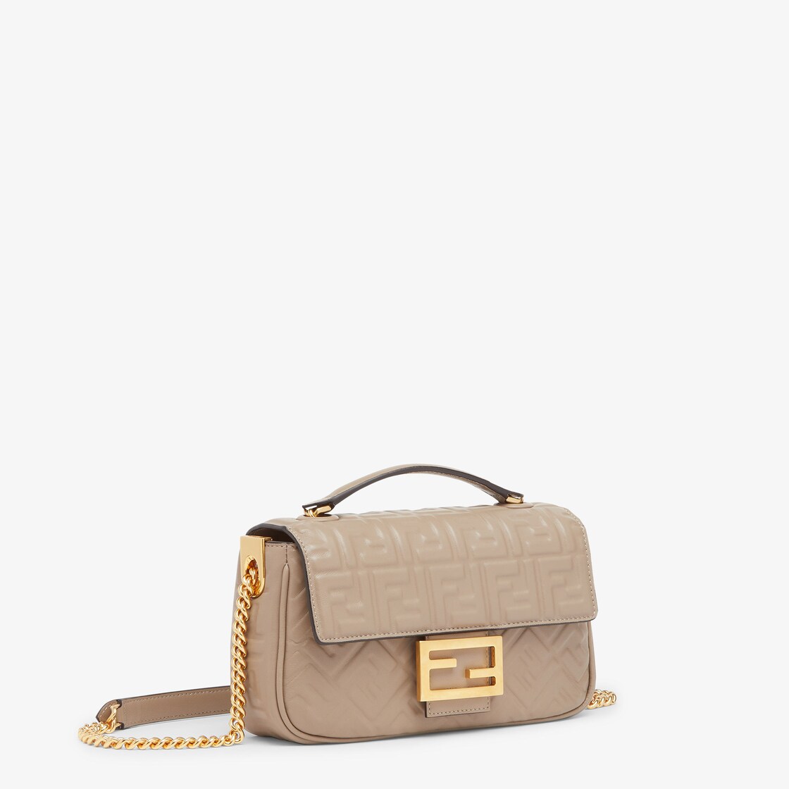 Fendi Baguette Chain Midi Denim Shoulder Bag – Cettire