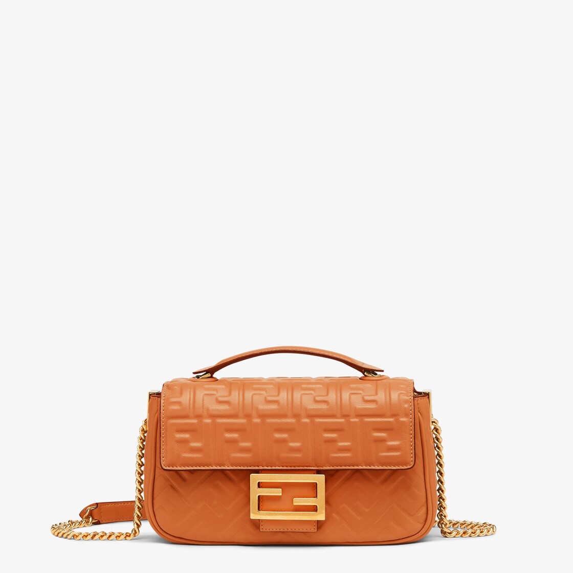 FENDI Medium Baguette Nappa Leather Bag