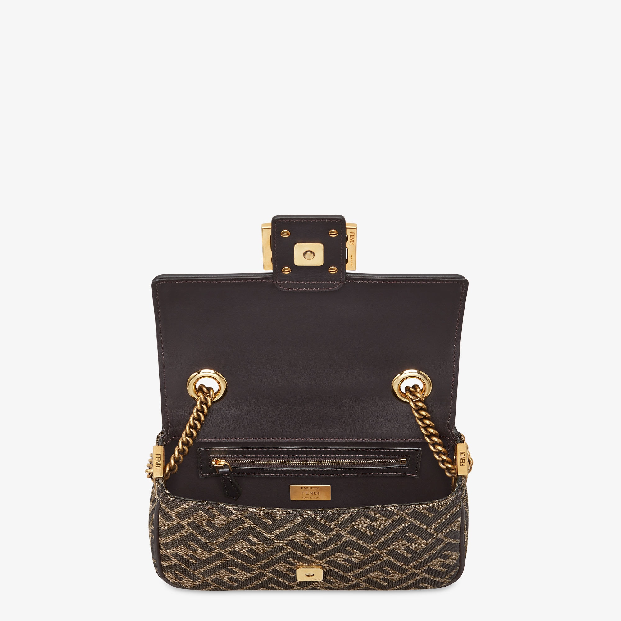 バゲット チェーン ミディ ファブリック マルチカラー | Fendi バゲット チェーン ミディ ファブリック マルチカラー | Fendi
