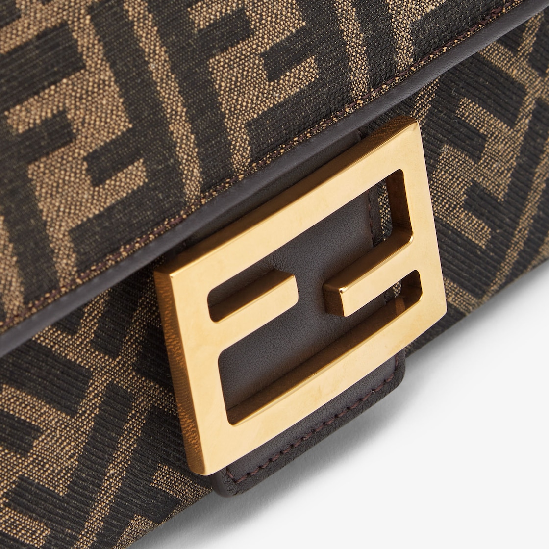 Fendi Women's Baguette Midi FF Tapestry Shoulder Bag