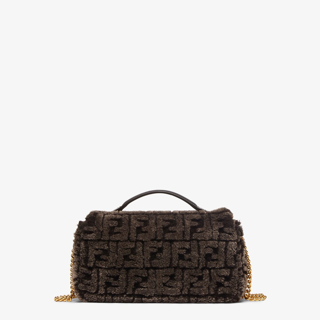 Fendi Baguette Chain Midi Brown