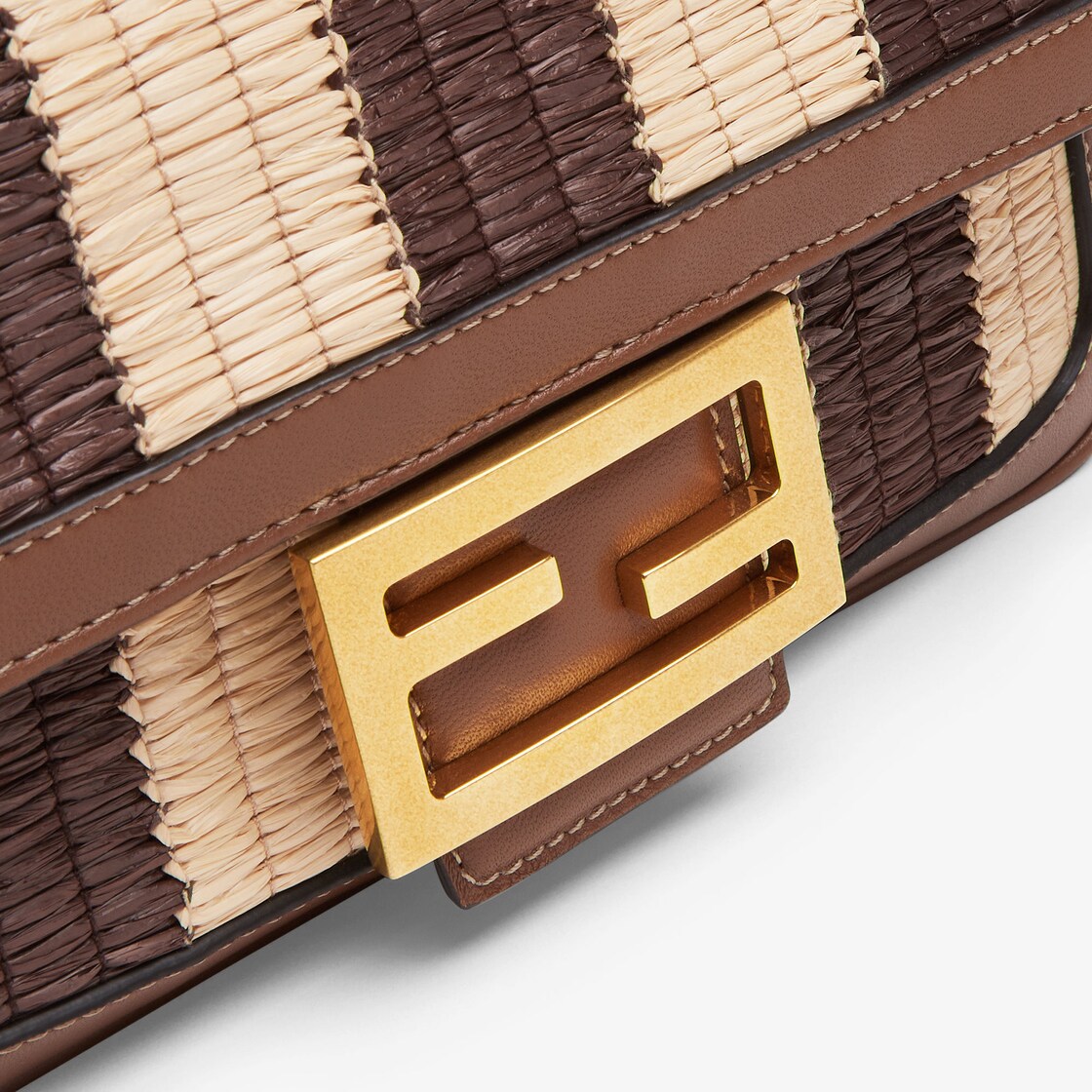 Baguette Chain Midi Fabric Brown - Image 5/5