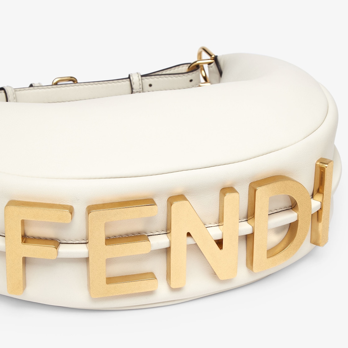 フェンディグラフィ スモール - ホワイトレザー バッグ | Fendi